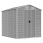 vidaXL Cobertizo de jardín acero galvanizado gris claro 191x215x198 cm vidaXL Cobertizo de jardín acero galvanizado gris claro 191x215x198 cm
