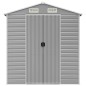 vidaXL Cobertizo de jardín acero galvanizado gris claro 191x215x198 cm vidaXL Cobertizo de jardín acero galvanizado gris claro 191x215x198 cm
