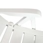 vidaXL Juego de comedor de jardín 7 piezas plástico blanco vidaXL Juego de comedor de jardín 7 piezas plástico blanco