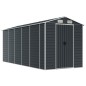 vidaXL Cobertizo de jardín acero galvanizado antracita 191x470x198 cm vidaXL Cobertizo de jardín acero galvanizado antracita 191x470x198 cm