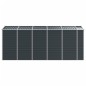 vidaXL Cobertizo de jardín acero galvanizado antracita 191x470x198 cm vidaXL Cobertizo de jardín acero galvanizado antracita 191x470x198 cm