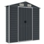 vidaXL Cobertizo de jardín acero galvanizado antracita 191x470x198 cm vidaXL Cobertizo de jardín acero galvanizado antracita 191x470x198 cm