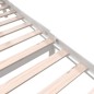 vidaXL Estructura de cama de madera maciza de pino blanco 140x190 cm