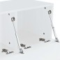 vidaXL Mueble para TV 2 uds contrachapada blanco brillo 120x40x34cm vidaXL Mueble para TV 2 uds contrachapada blanco brillo 120x40x34cm
