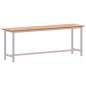 vidaXL Tablero de banco de trabajo madera maciza de haya 220x55x2,5 cm vidaXL Tablero de banco de trabajo madera maciza de haya 220x55x2,5 cm