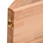 vidaXL Tablero de banco de trabajo madera maciza de haya 220x55x2,5 cm vidaXL Tablero de banco de trabajo madera maciza de haya 220x55x2,5 cm