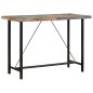 vidaXL Mesa alta de hierro y madera maciza reciclada 150x70x107 cm vidaXL Mesa alta de hierro y madera maciza reciclada 150x70x107 cm