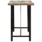 vidaXL Mesa alta de hierro y madera maciza reciclada 150x70x107 cm vidaXL Mesa alta de hierro y madera maciza reciclada 150x70x107 cm
