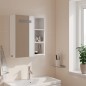 vidaXL Mueble de baño con espejo y luz LED blanco 45x13x52 cm vidaXL Mueble de baño con espejo y luz LED blanco 45x13x52 cm