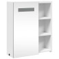 vidaXL Mueble de baño con espejo y luz LED blanco 45x13x52 cm vidaXL Mueble de baño con espejo y luz LED blanco 45x13x52 cm