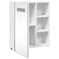 vidaXL Mueble de baño con espejo y luz LED blanco 45x13x52 cm vidaXL Mueble de baño con espejo y luz LED blanco 45x13x52 cm