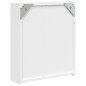 vidaXL Mueble de baño con espejo y luz LED blanco 45x13x52 cm vidaXL Mueble de baño con espejo y luz LED blanco 45x13x52 cm