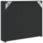 vidaXL Mueble de baño con espejo y luz LED negro 60x13x52 cm vidaXL Mueble de baño con espejo y luz LED negro 60x13x52 cm