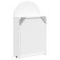 vidaXL Mueble de baño con espejo arqueado y luz LED blanco 42x13x70 cm vidaXL Mueble de baño con espejo arqueado y luz LED blanco 42x13x70 cm