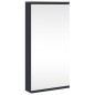 vidaXL Mueble de baño de esquina con espejo gris 30x24x60 cm vidaXL Mueble de baño de esquina con espejo gris 30x24x60 cm