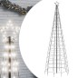 vidaXL Árbol de Navidad cono con estacas 570 LEDs blanco frío 300 cm vidaXL Árbol de Navidad cono con estacas 570 LEDs blanco frío 300 cm