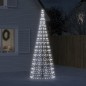 vidaXL Árbol de Navidad en asta de bandera 550 LED blanco frío 300 cm vidaXL Árbol de Navidad en asta de bandera 550 LED blanco frío 300 cm