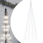 vidaXL Árbol de Navidad en asta de bandera 550 LED blanco frío 300 cm vidaXL Árbol de Navidad en asta de bandera 550 LED blanco frío 300 cm