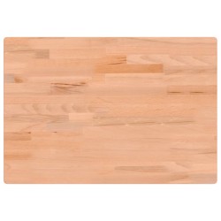 vidaXL Tablero de banco de trabajo madera maciza de haya 80x55x2,5 cm