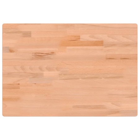 vidaXL Tablero de banco de trabajo madera maciza de haya 80x55x2,5 cm