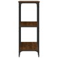 vidaXL Mesa consola madera de ingeniería marrón roble 102x35x90 cm vidaXL Mesa consola madera de ingeniería marrón roble 102x35x90 cm