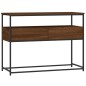 vidaXL Mesa consola madera de ingeniería marrón roble 100x40x75 cm vidaXL Mesa consola madera de ingeniería marrón roble 100x40x75 cm