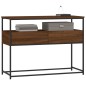 vidaXL Mesa consola madera de ingeniería marrón roble 100x40x75 cm vidaXL Mesa consola madera de ingeniería marrón roble 100x40x75 cm