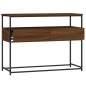 vidaXL Mesa consola madera de ingeniería marrón roble 100x40x75 cm vidaXL Mesa consola madera de ingeniería marrón roble 100x40x75 cm