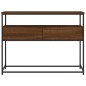 vidaXL Mesa consola madera de ingeniería marrón roble 100x40x75 cm vidaXL Mesa consola madera de ingeniería marrón roble 100x40x75 cm