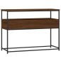vidaXL Mesa consola madera de ingeniería marrón roble 100x40x75 cm vidaXL Mesa consola madera de ingeniería marrón roble 100x40x75 cm