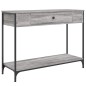vidaXL Mesa consola madera de ingeniería gris Sonoma 100x34,5x75 cm vidaXL Mesa consola madera de ingeniería gris Sonoma 100x34,5x75 cm