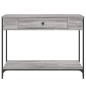 vidaXL Mesa consola madera de ingeniería gris Sonoma 100x34,5x75 cm vidaXL Mesa consola madera de ingeniería gris Sonoma 100x34,5x75 cm