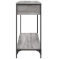 vidaXL Mesa consola madera de ingeniería gris Sonoma 100x34,5x75 cm vidaXL Mesa consola madera de ingeniería gris Sonoma 100x34,5x75 cm