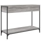 vidaXL Mesa consola madera de ingeniería gris Sonoma 100x34,5x75 cm vidaXL Mesa consola madera de ingeniería gris Sonoma 100x34,5x75 cm