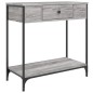 vidaXL Mesa consola madera de ingeniería gris Sonoma 75x34,5x75 cm vidaXL Mesa consola madera de ingeniería gris Sonoma 75x34,5x75 cm