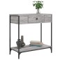 vidaXL Mesa consola madera de ingeniería gris Sonoma 75x34,5x75 cm vidaXL Mesa consola madera de ingeniería gris Sonoma 75x34,5x75 cm