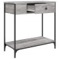 vidaXL Mesa consola madera de ingeniería gris Sonoma 75x34,5x75 cm vidaXL Mesa consola madera de ingeniería gris Sonoma 75x34,5x75 cm