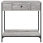 vidaXL Mesa consola madera de ingeniería gris Sonoma 75x34,5x75 cm vidaXL Mesa consola madera de ingeniería gris Sonoma 75x34,5x75 cm