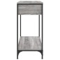 vidaXL Mesa consola madera de ingeniería gris Sonoma 75x34,5x75 cm vidaXL Mesa consola madera de ingeniería gris Sonoma 75x34,5x75 cm