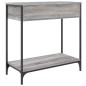 vidaXL Mesa consola madera de ingeniería gris Sonoma 75x34,5x75 cm vidaXL Mesa consola madera de ingeniería gris Sonoma 75x34,5x75 cm
