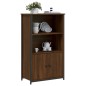 vidaXL Aparador alto madera de ingeniería marrón roble 62x32x103,5 cm vidaXL Aparador alto madera de ingeniería marrón roble 62x32x103,5 cm