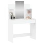 vidaXL Tocador con espejo blanco 96x39x142 cm vidaXL Tocador con espejo blanco 96x39x142 cm