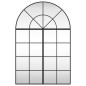 vidaXL Espejo de pared arco de hierro negro 80x120 cm vidaXL Espejo de pared arco de hierro negro 80x120 cm