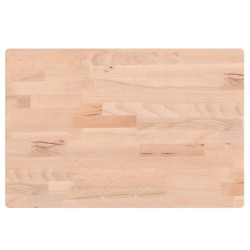 vidaXL Tablero rectangular de madera maciza de haya 60x40x1,5 cm
