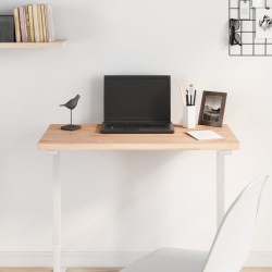 vidaXL Tablero rectangular de madera maciza de haya 80x40x2,5 cm