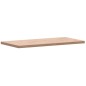 vidaXL Tablero rectangular de madera maciza de haya 80x40x2,5 cm