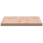 vidaXL Tablero rectangular de madera maciza de haya 80x40x2,5 cm