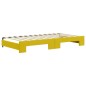 vidaXL Sofá cama nido con cajones terciopelo amarillo 100x200 cm vidaXL Sofá cama nido con cajones terciopelo amarillo 100x200 cm
