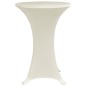vidaXL Mantel elástico para mesa alta 4 unidades color crema Ø70 cm vidaXL Mantel elástico para mesa alta 4 unidades color crema Ø70 cm