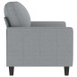 vidaXL Sofá de 2 plazas de tela gris claro 120 cm vidaXL Sofá de 2 plazas de tela gris claro 120 cm